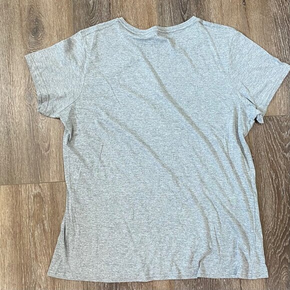 Gray T-Shirt With "And Yet Despite The Look On My Face Youre Still Talking" Text - Picture 4 of 4